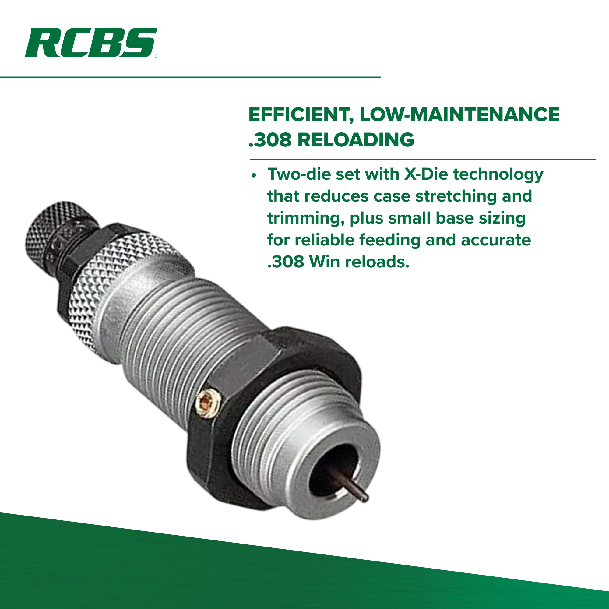 Amazon.com : RCBS X-Die Small Base Die Set, .308 Win : Gunsmithing